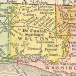 Map Of Walton County Florida 1910