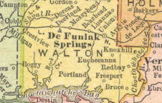 Map Of Walton County Florida 1910