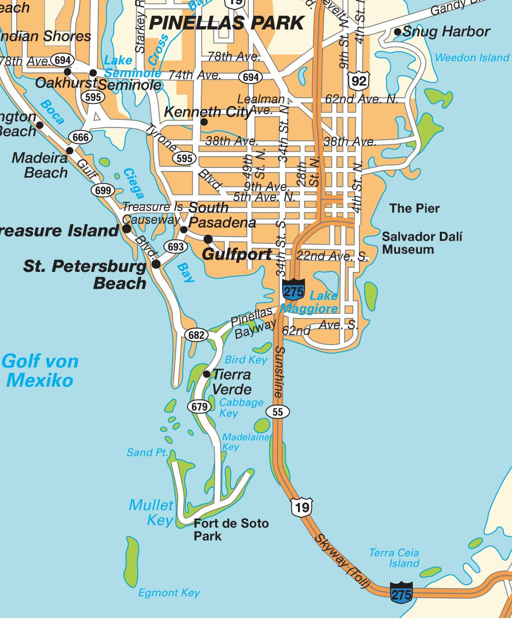 Map St Petersburg FL Florida USA Maps And Directions At Hot map 