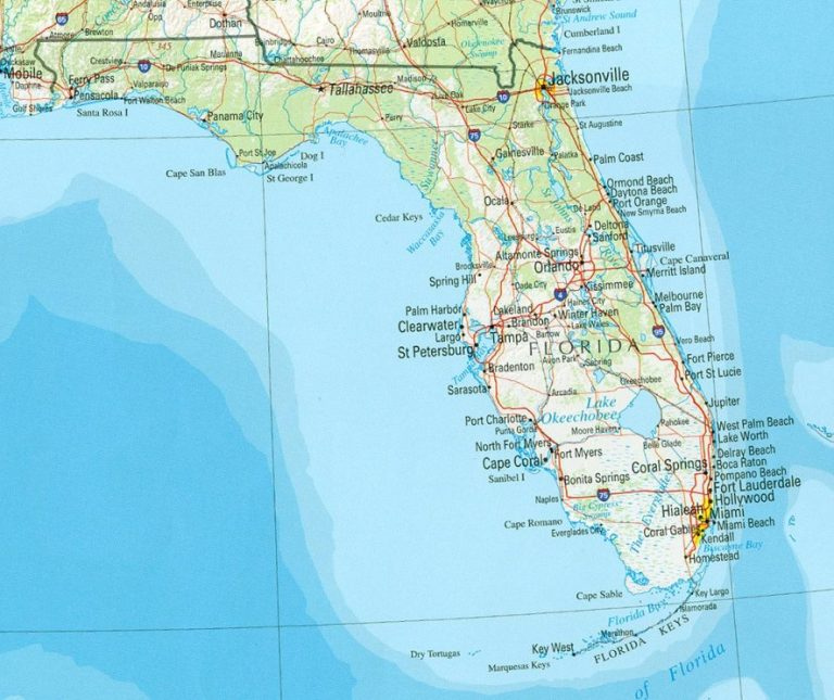 Mapa De Florida