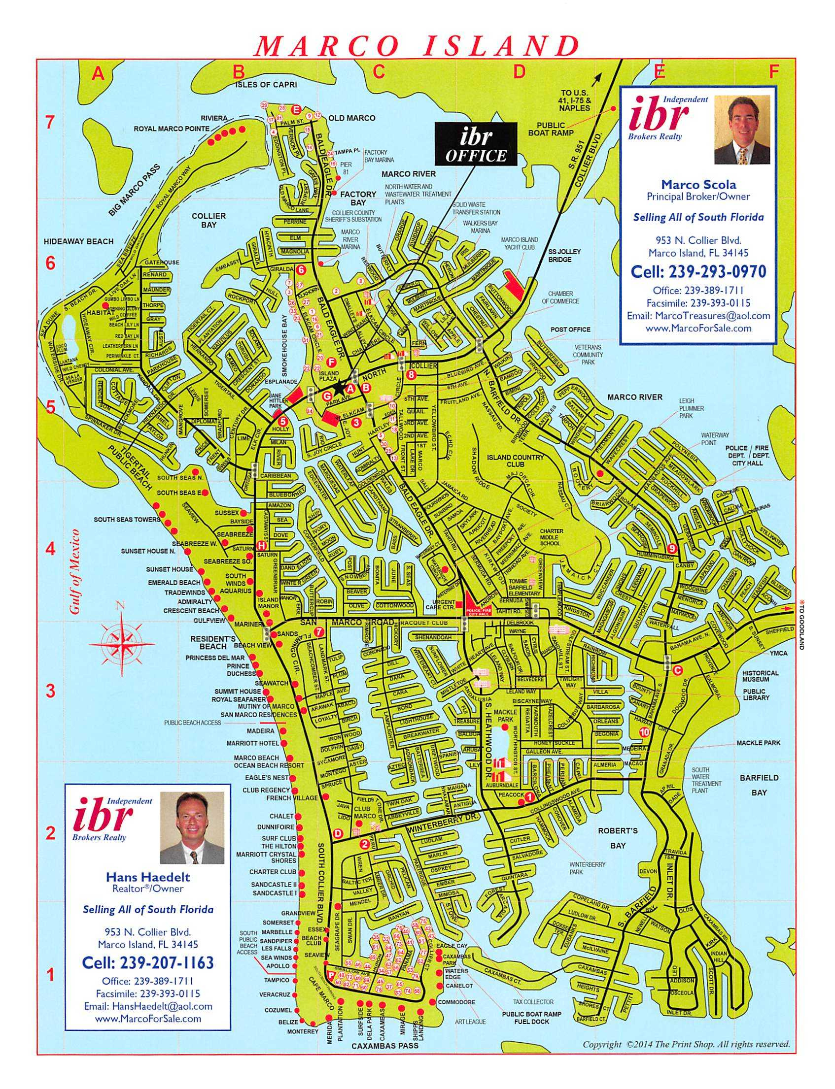 Marco Island Map IBR