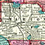 Marion County 1911 Marion County Marion County Florida Map