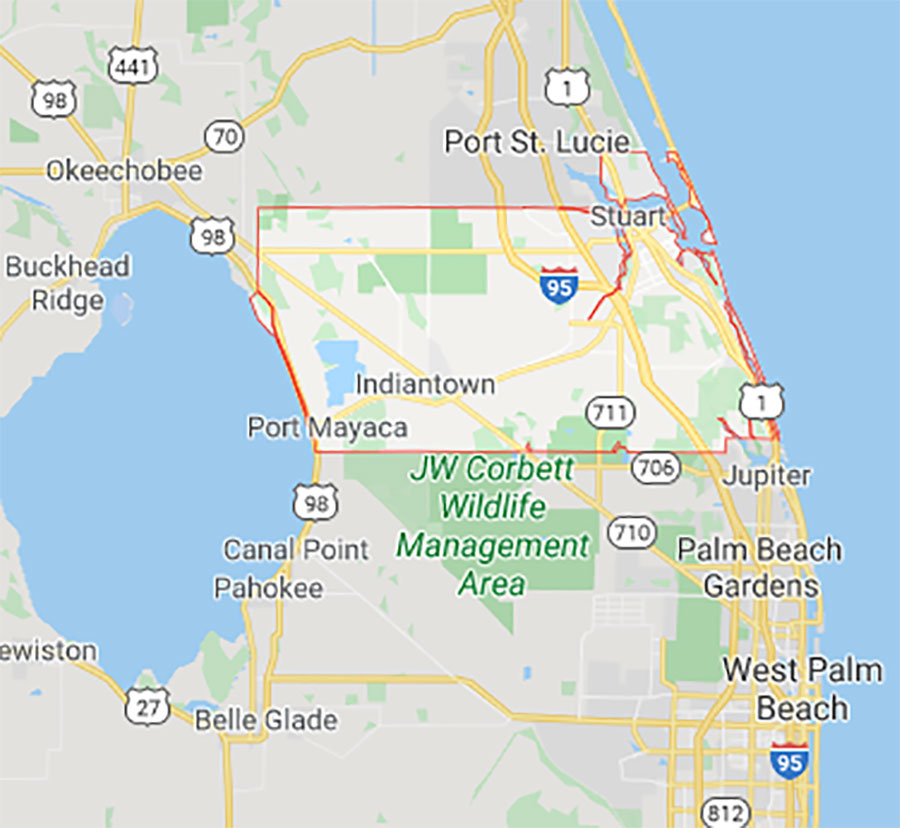 Map Of Martin County Florida Maps Of Florida   Martin County Fl Hard Money Loan Solutions Hard Money Loan Solutions 