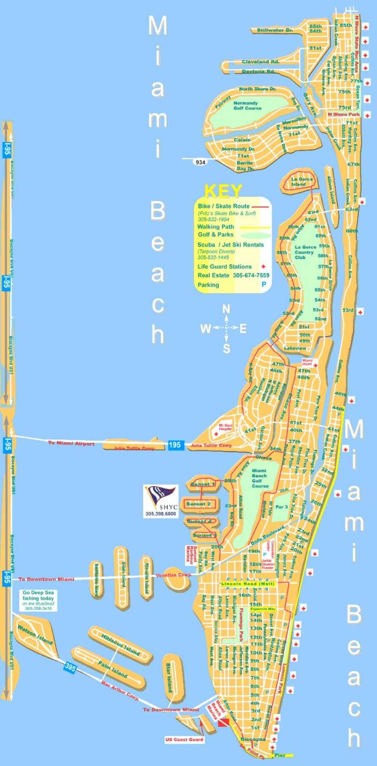 Map Of Miami Beach Florida | Maps Of Florida