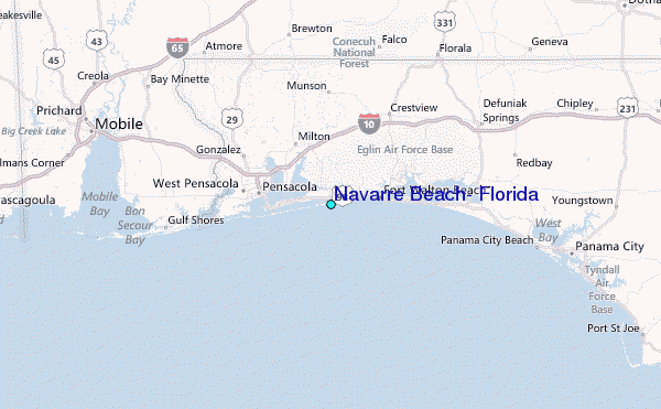 Navarre Beach Florida Tide Station Location Guide