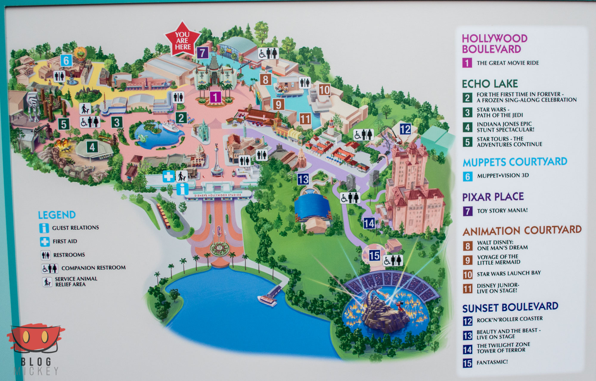 New In park Maps At Hollywood Studios Blog Mickey