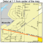 Niceville Florida Street Map 1248750