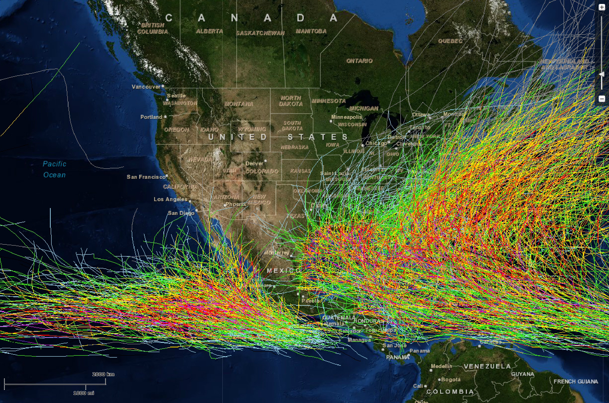 NOAA Provides Easy Access To Historical Hurricane Tracks Department 