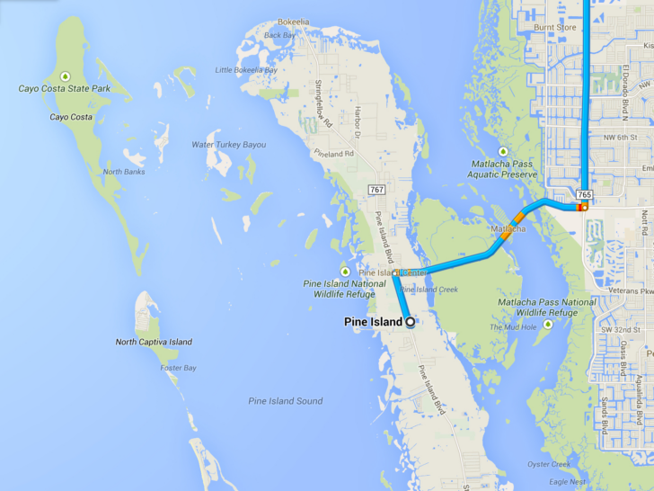 Map Of Captiva Island Florida