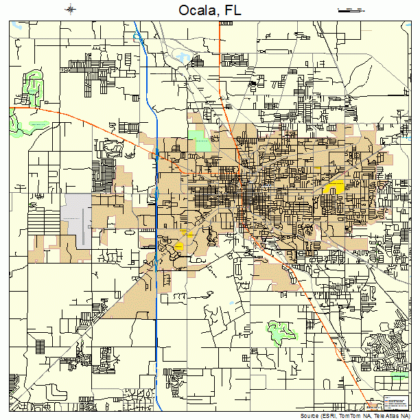 Map Of Ocala Florida