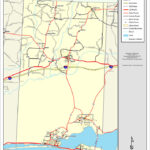 Okaloosa County Road Network Color 2009