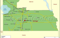 Orange County Map Mapa