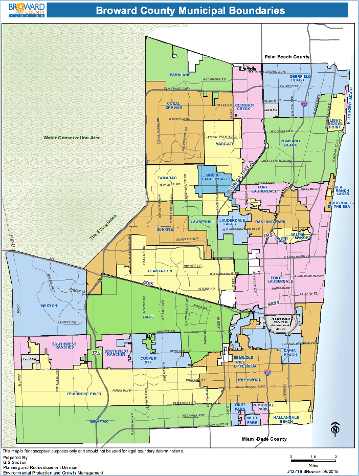 Palm Beach County Municipalities Map Maps Of Florida