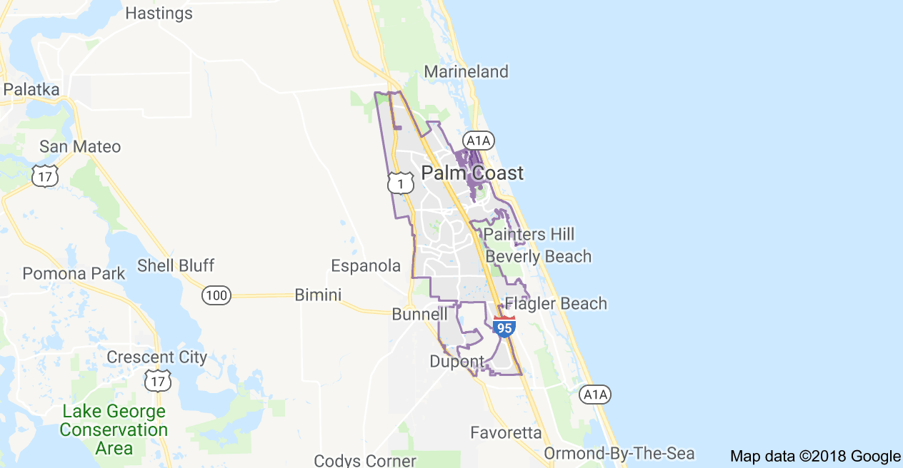 Palm Coast Map Dana Davis