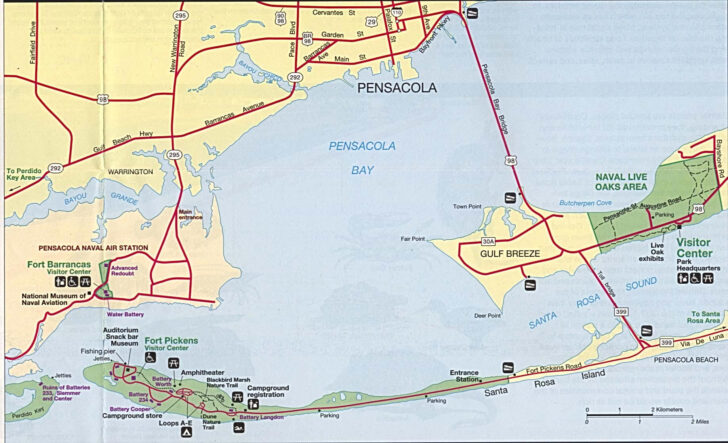 Map Of Pensacola Florida