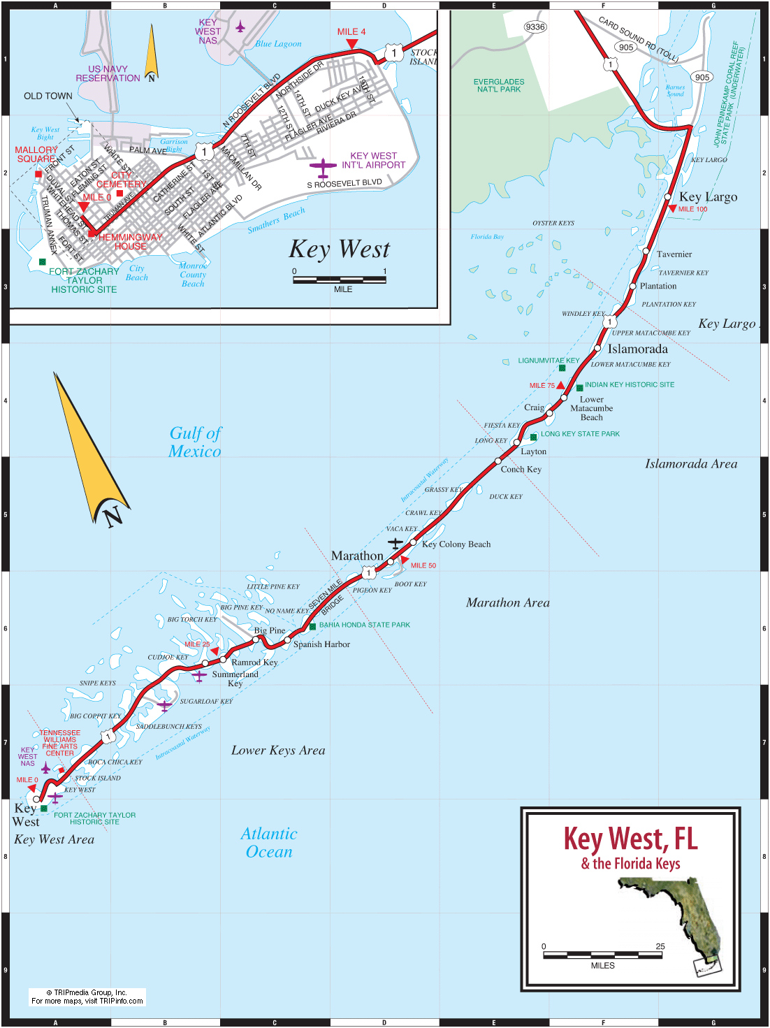 Photo Home Site Florida Keys Map