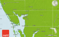 Physical Map Of Charlotte County