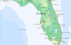 physical map of florida 2 Physical Map Of Florida