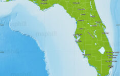 Physical Map Of Florida