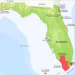 Physical Map Of Florida