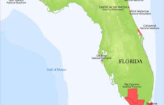Physical Map Of Florida