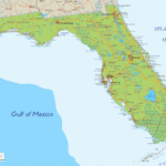 Physical Map Of Florida Ezilon Maps