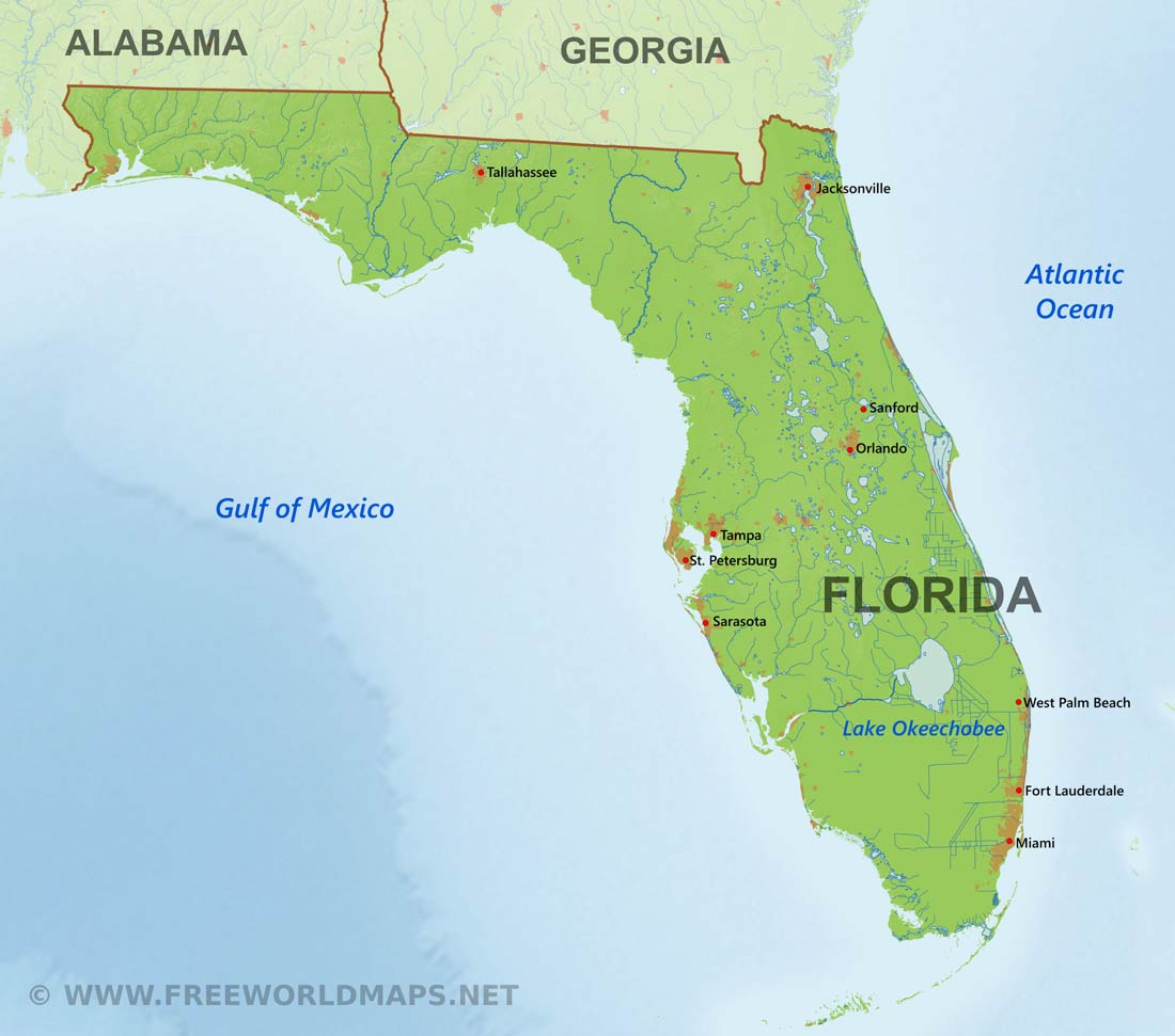 Florida map america