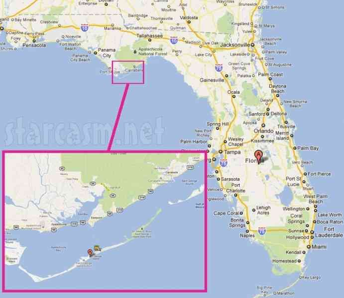 Map Of St George Island Florida