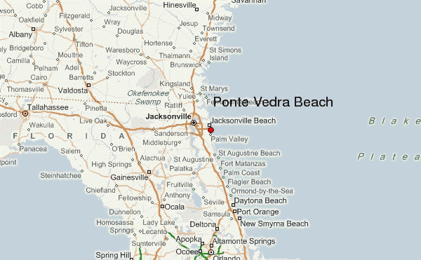 Ponte Vedra Beach Florida Map Other Places Close To Ponte Vedra Beach 
