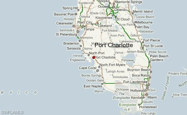Map Of Port Charlotte Florida