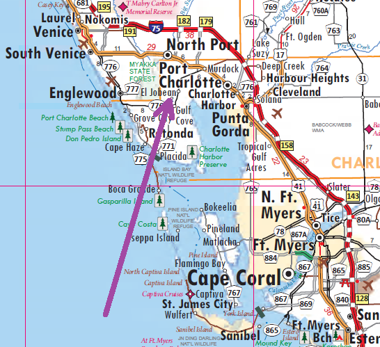 Port Charlotte Florida Map Map Of Zip Codes