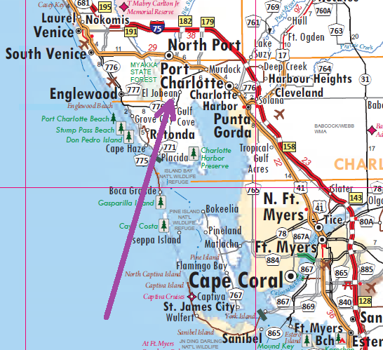 Port Charlotte Florida Map Map Of Zip Codes  Maps Of Florida