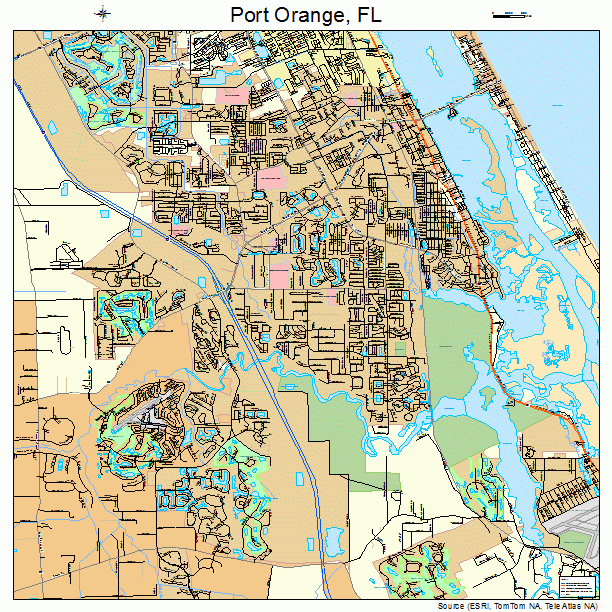 Map Of Port Orange Florida