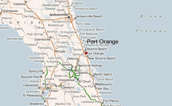 port orange fl map