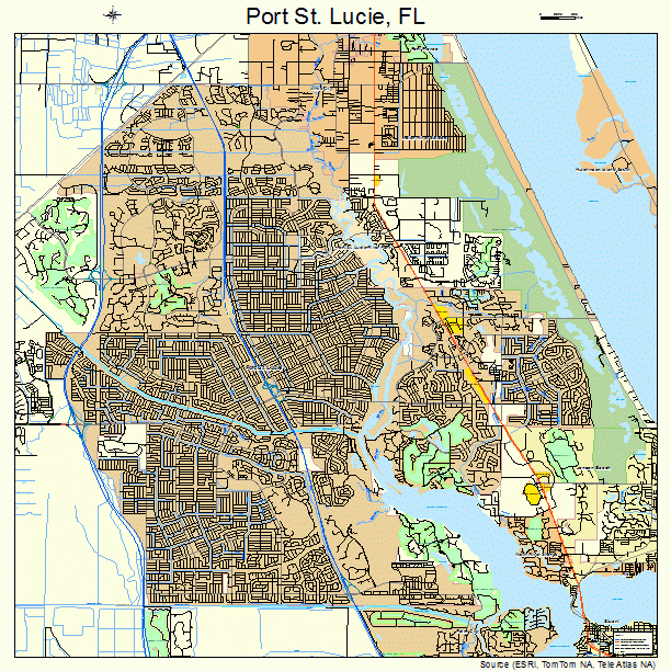 Map Of Port St Lucie Florida