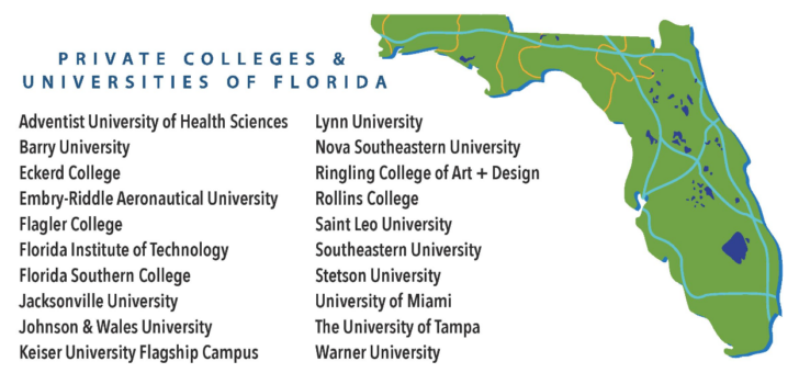 Map Of Florida Colleges