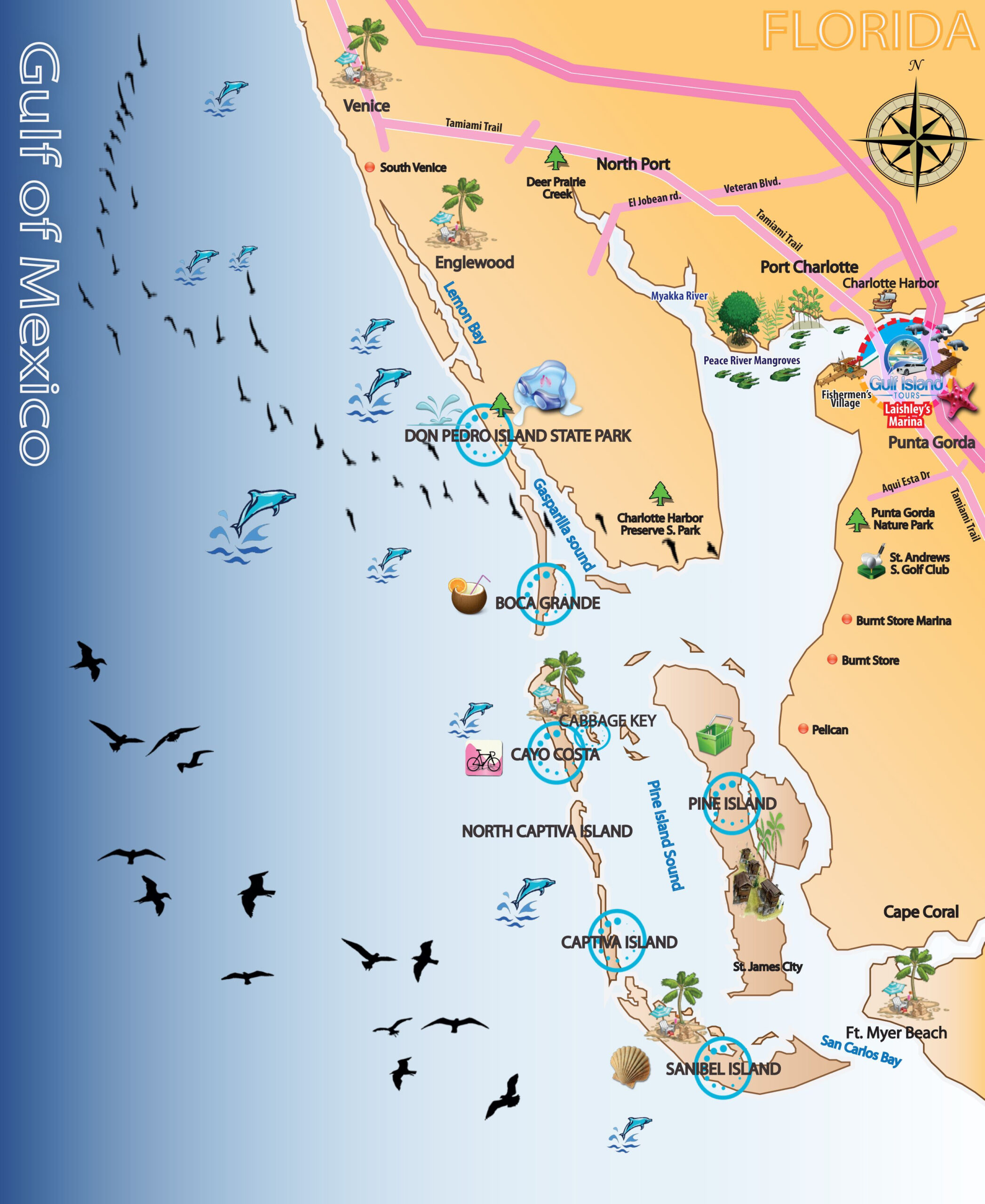 Punta Gorda Fl Map Map Of The World