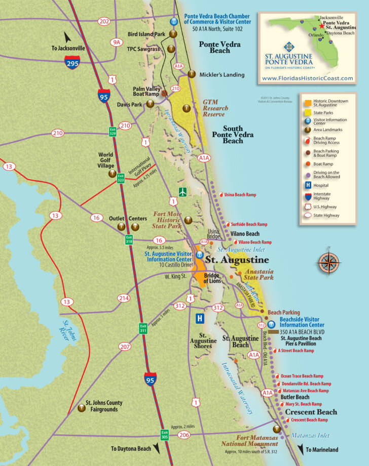 Map Of Ponte Vedra Florida