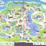 SeaWorld Of Orlando 2016 Park Map