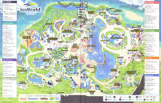 SeaWorld Of Orlando 2016 Park Map