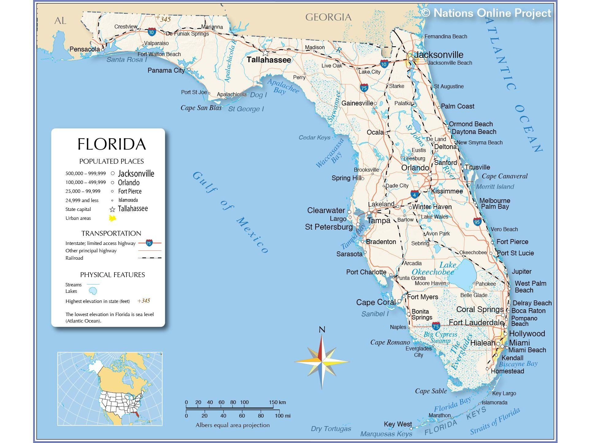 Show Me A Map Of Florida Please T rk p Lakitelek