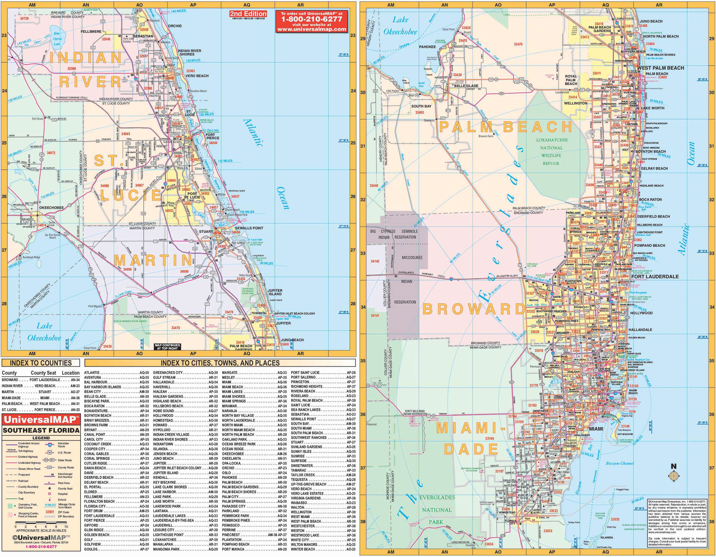 Southeastern Florida Map Time Zones Map