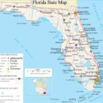 State Of Florida Map Mileage Printable Maps