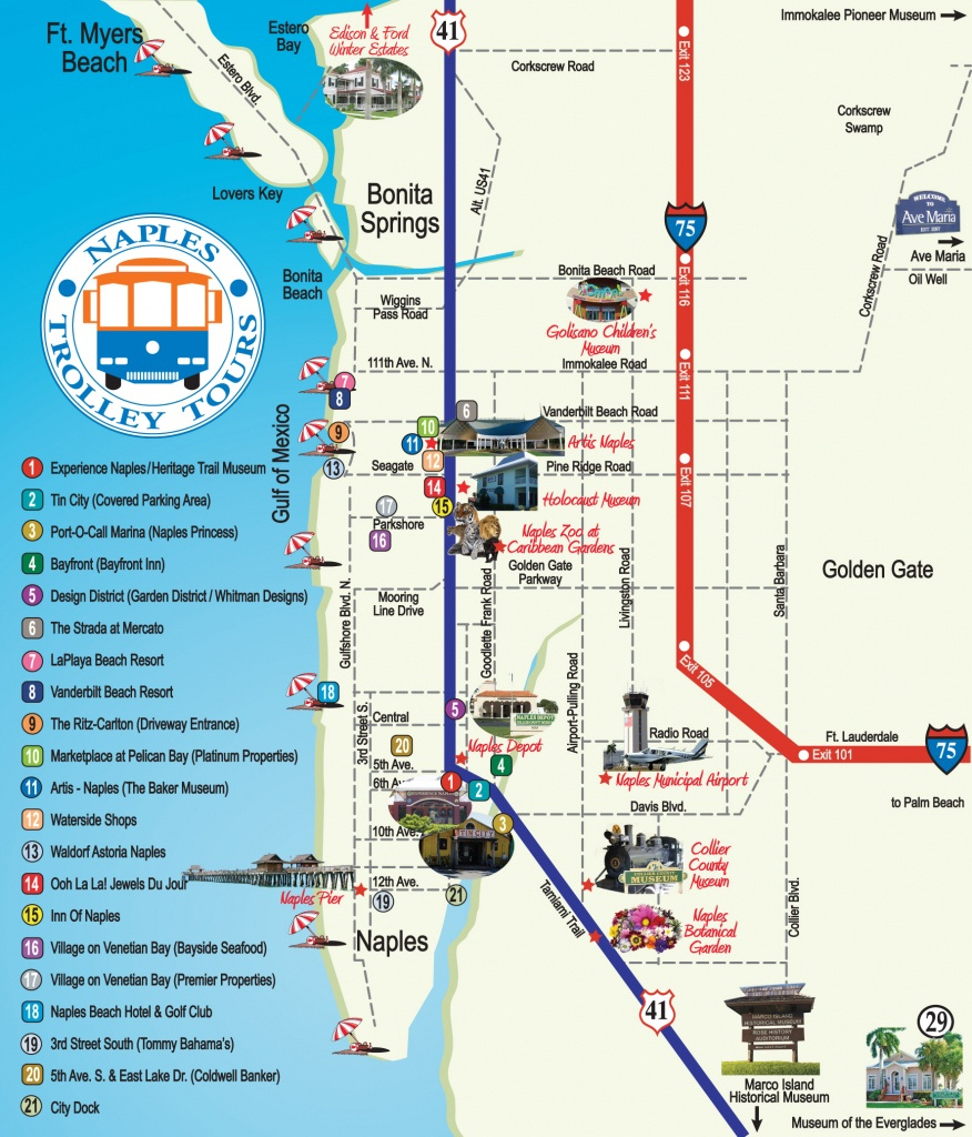 Street Map Of Naples Florida Printable Maps