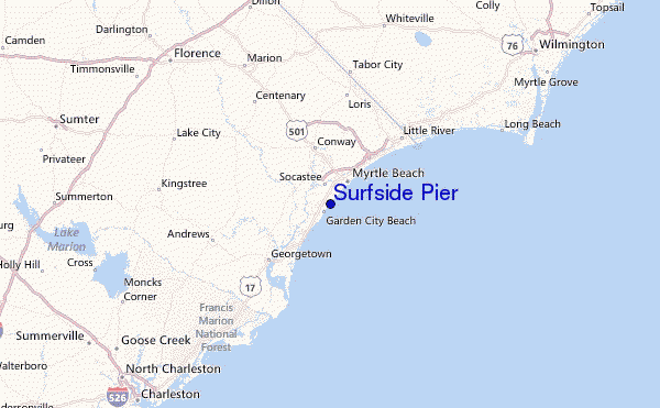 Surfside Pier Surf Forecast And Surf Reports Carolina South USA 