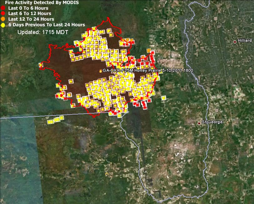 Swamp Fires Continue To Burn In The Southeast