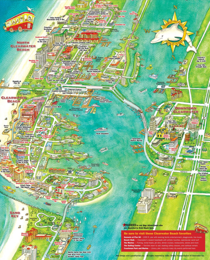 Map Of Clearwater Florida