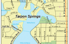 Tarpon Springs Florida Street Map 1271150