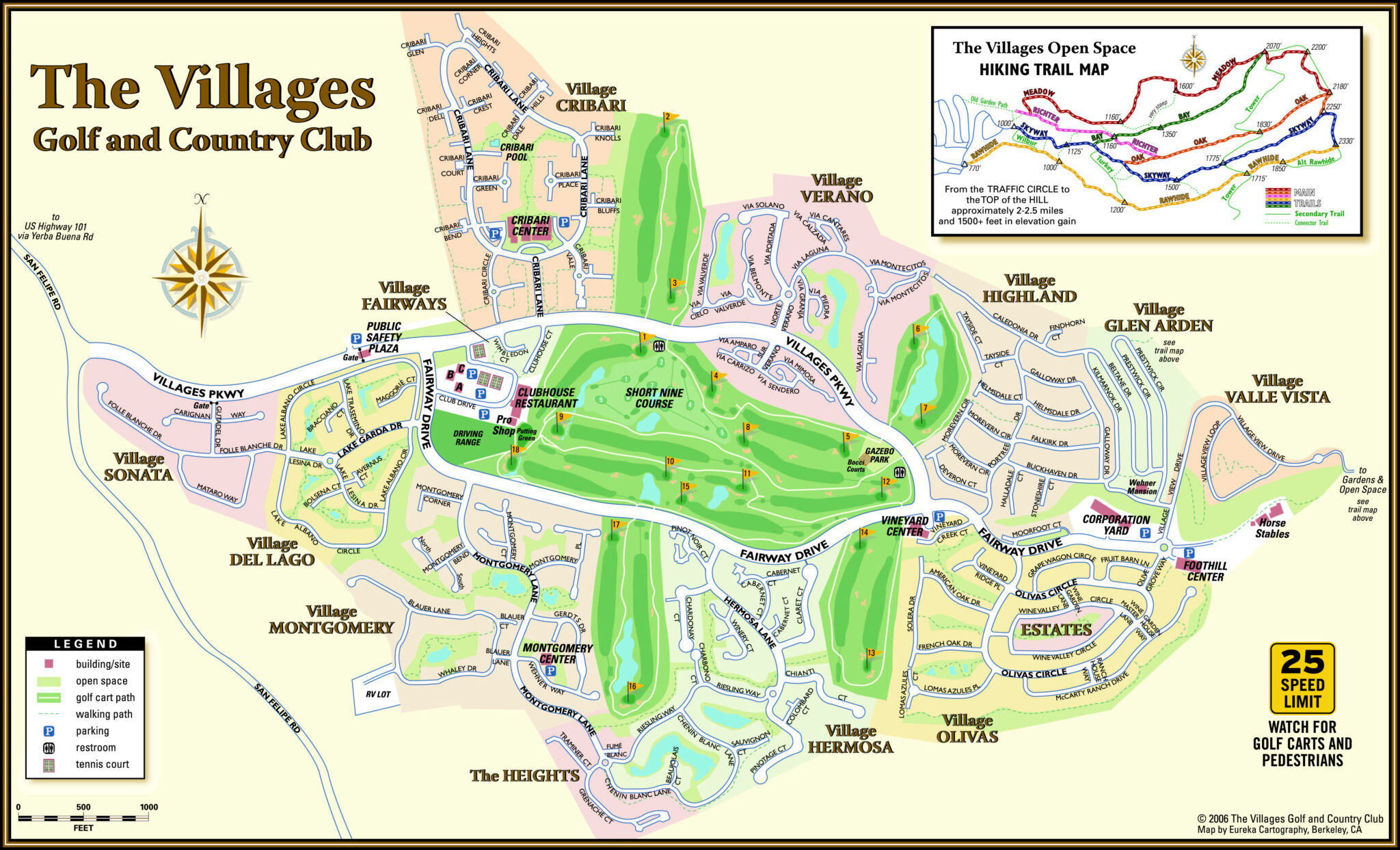 The Courses The Villages Golf And Country Club Maps Of Florida