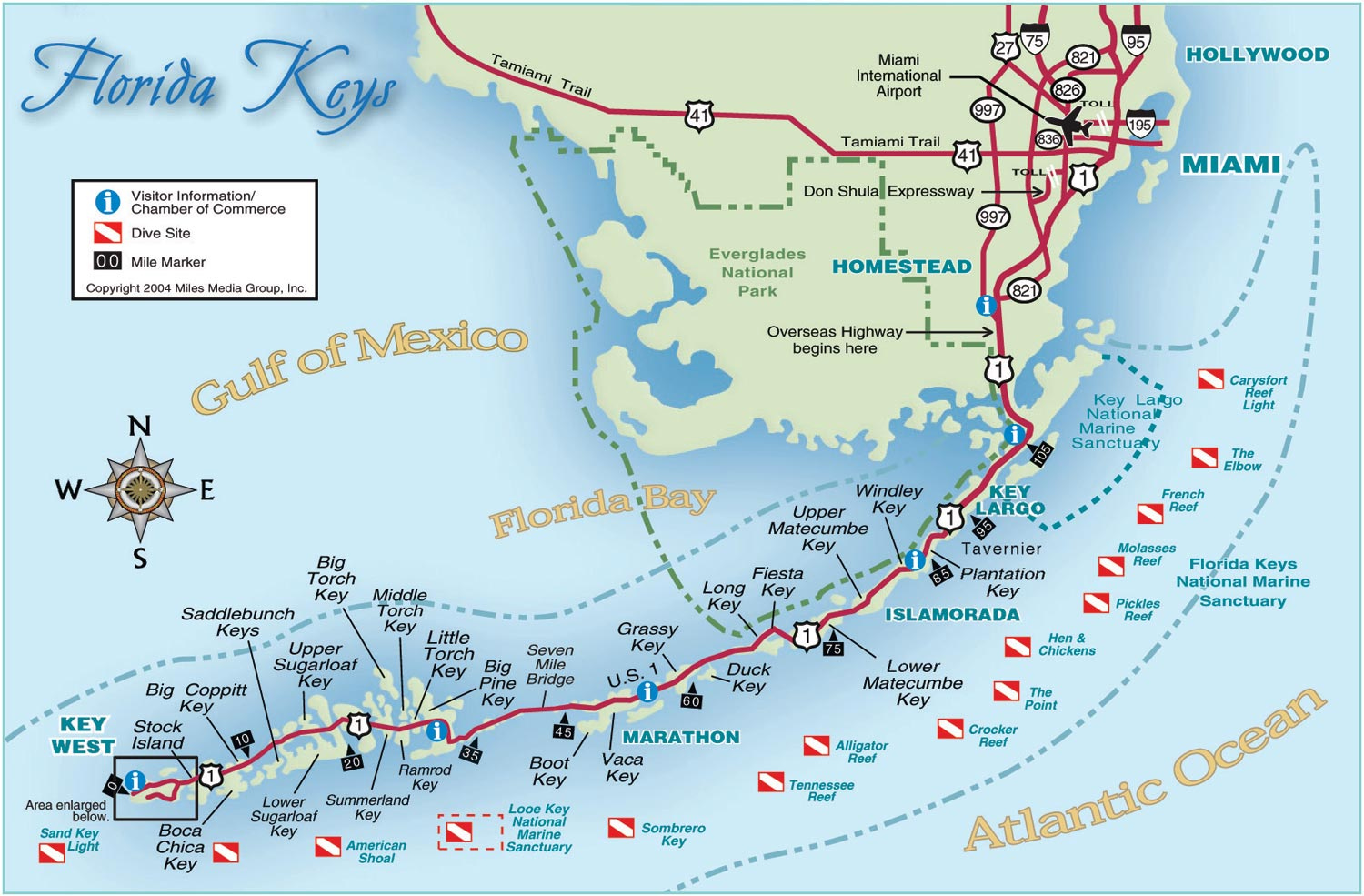 The Florida Keys Real Estate Conchquistador Keys Map